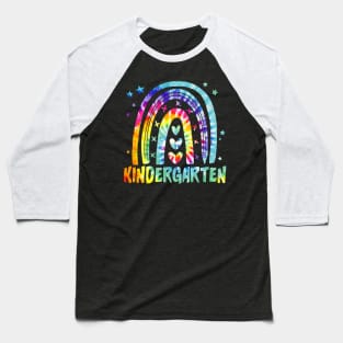 Kindergarten Rainbow Team Kinder Squad Girls Boys Baseball T-Shirt